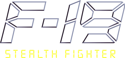 F-19 Stealth Fighter logo for Atari ST